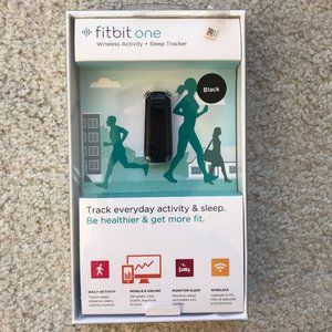 Fitbit One Wireless Activity Plus Sleep Tracker, Black